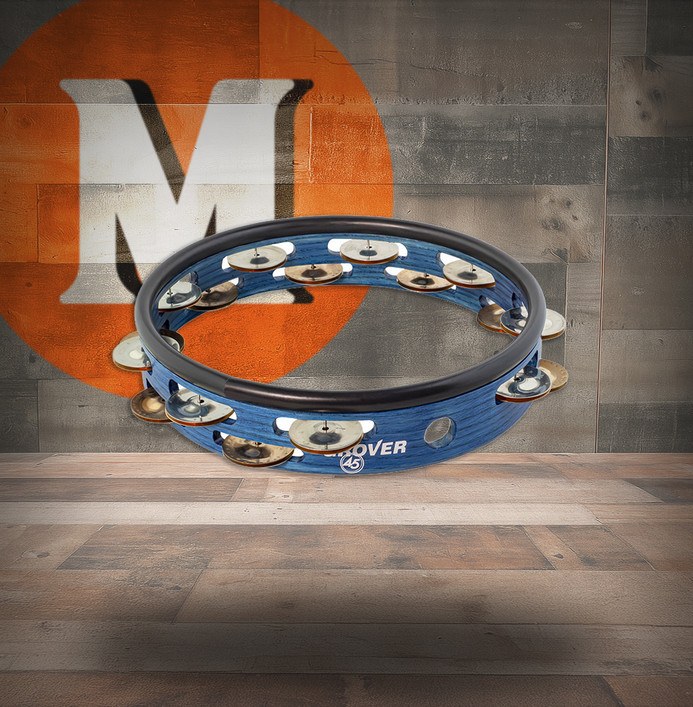 10" Double Row 45th Anniversary Sapphire Tambourine (T2/45-H)