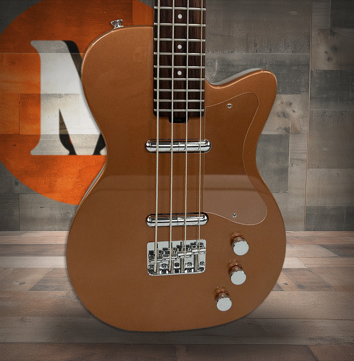 Silvertone Short Scale Lipstick Pickups 24 Fret - Copper Metallic (1444CM)