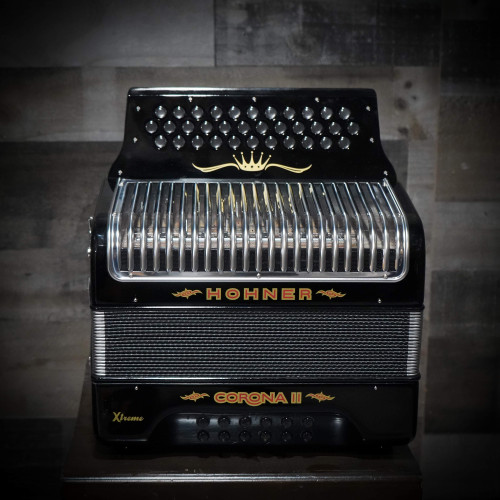 Hohner Corona II XTREME FBbEb - Jet Black (CXFB) - Musician Madness