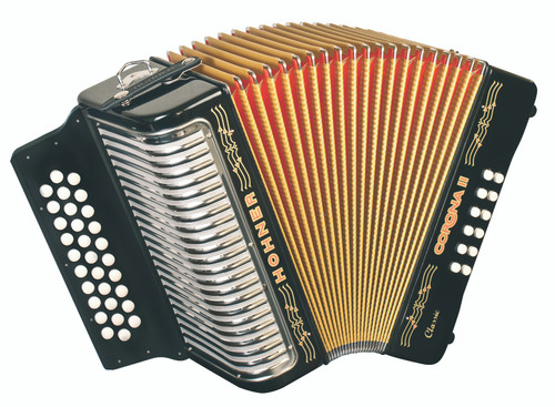 Hohner Corona II Xtreme Diatonic Accordion - Keys of G/C/F