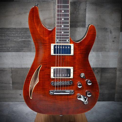 Schecter C-1 E/A Electric Guitar – Cat's Eye w/ Piezo Pickup