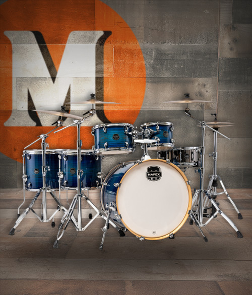Mapex Armory Studioease Shell Pack, Fast Toms - Blue Wave Burst