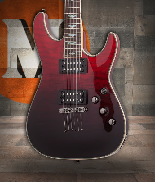 Schecter Synyster Standard Electric Guitar - Gloss Black w/ Silver