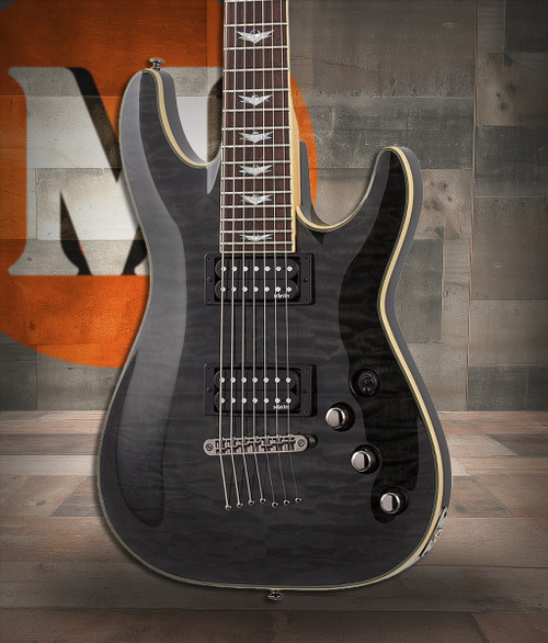 Schecter Omen Extreme-7 - See-Thru Black (STBLK) (2007) | Musician