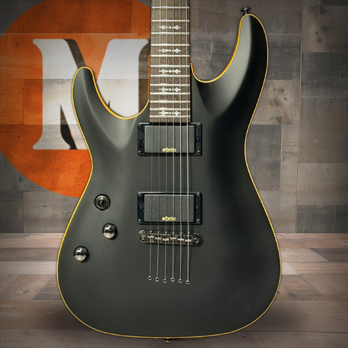 Schecter Demon-6 LH - Satin Black (3665) | Musician Madness