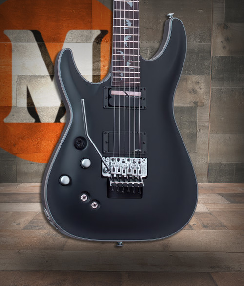Schecter Damien Platinum-6 FR S LH - Satin Black (1190) | Musician