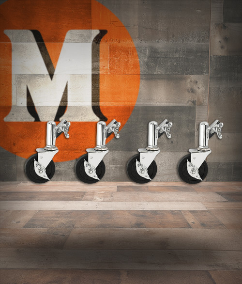 Percs On Table Rapper Latin Percussion LP Perc Table Casters 4Pk (LP764) | Musician Madness