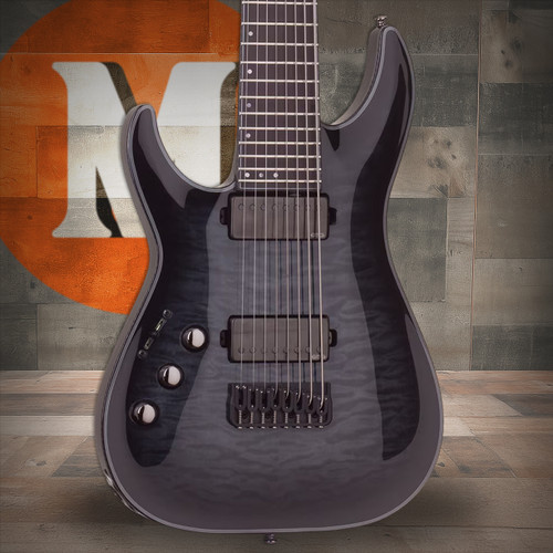 Schecter Hellraiser Hybrid C-8 LH : 1931 Trans Black Burst (1931