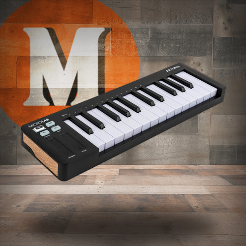 Arturia Microlab Mk3 25-Key USB MIDI Controller - Black (231512