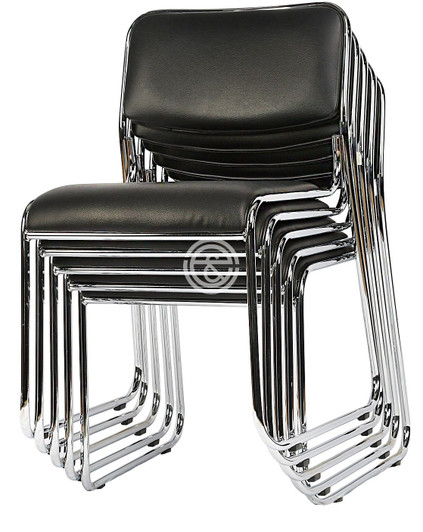 Stackable Visitors Chair Without Arms - D043C  Stackable Visitors Chair Without Arms - D043C