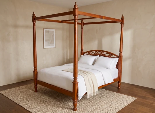 Wasini Poster Bed - Queen (King size also available) (made on order)