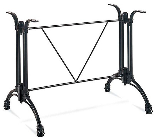 Bologna Rectangle Table Base With Black Retro Base Bologna Rectangle Table Base With Black Retro Base