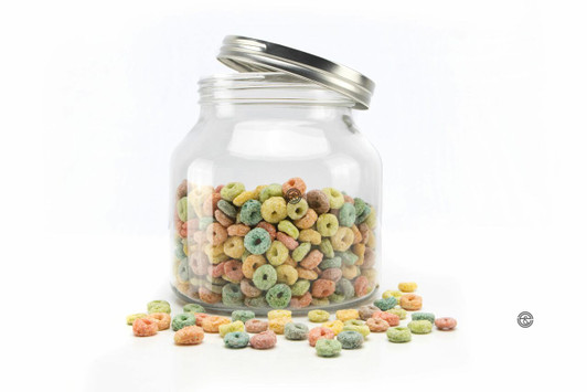 Set Of 4 Cookie Jar With Screw Top Lid 2000ml - BC-6 Set Of 4 Cookie Jar With Screw Top Lid 2000ml - BC-6