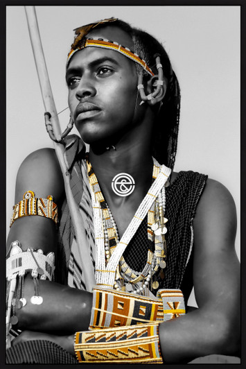 Tempered Glass Wall Art - Traditional Man R1466-1 