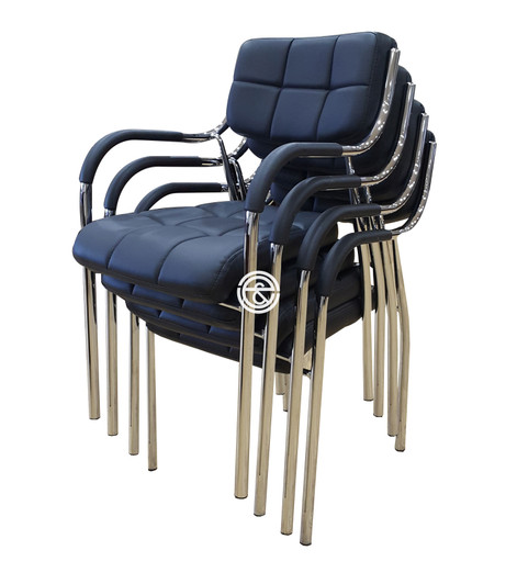 Stackable Visitors Chair With Arms - TQ-C-05-1- Stackable Visitors Chair With Arms - TQ-C-05-1-