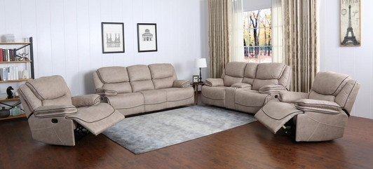 Sparta 7 Seater Recliner In Buff - OUT OF STOCK Sparta 7 Seater Recliner In Buff - OUT OF STOCK