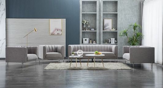 Stella Stella 5 Seater (3+2) Sofa in Gray Stella Stella 5 Seater (3+2) Sofa in Gray