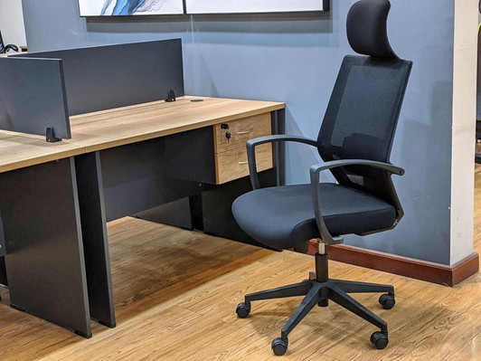 Coney Desk With 2 Drws 1200 X 600 In MC02/Dark Grey- Coney Desk With 2 Drws 1200 X 600 In MC02/Dark Grey-