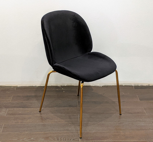 Beetle Bistro Chair - (Black Velvet) Beetle Bistro Chair - (Black Velvet)