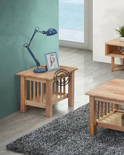 Mission End Table Table in Natural Mission End Table Table in Natural