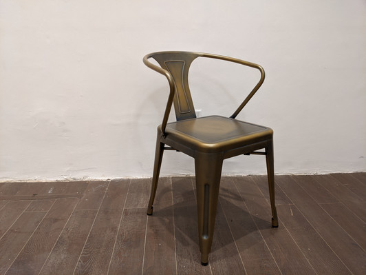 Tolix LB Bistro Chair In Worn Patina Tolix LB Bistro Chair In Worn Patina
