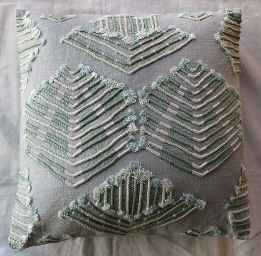 Hand Embroidered Cushion A3110 - 45x45 CM