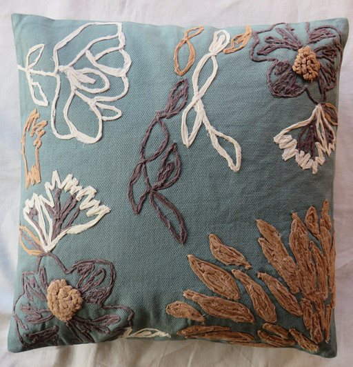 Hand Embroidered Cushion A3071 - 45x45 CM