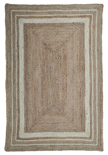 Braided Shuttle Weave Durrie W/ Hamming -MH-11181 - 1.6X2.3m Braided Shuttle Weave Durrie W/ Hamming -MH-11181 - 1.6X2.3m