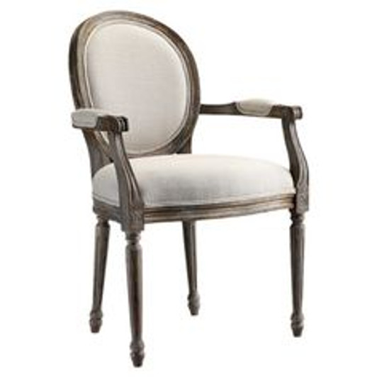 Louis Bistro Chair With Arms  (Aged Elm) Louis Bistro Chair With Arms  (Aged Elm)