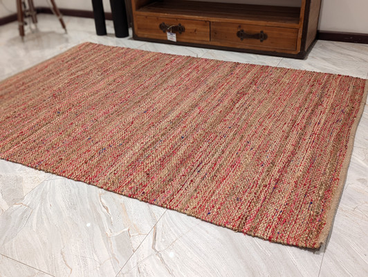 70% Jute & 30% Waste Silk Dhurrie (MH-3816) - 1.6 X 2.3 70% Jute & 30% Waste Silk Dhurrie (MH-3816) - 1.6 X 2.3