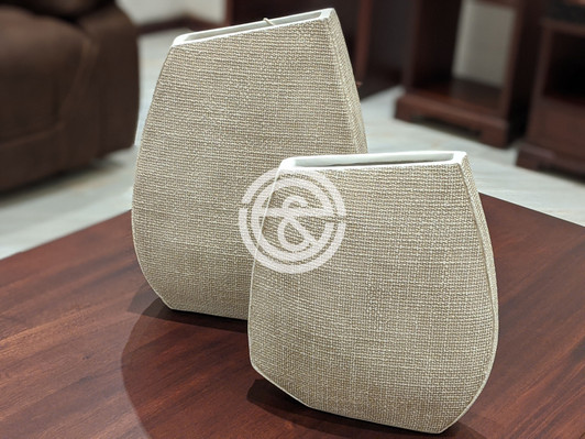 POLYRESIN VASE - YZ04478BE-1/2 POLYRESIN VASE - YZ04478BE-1/2