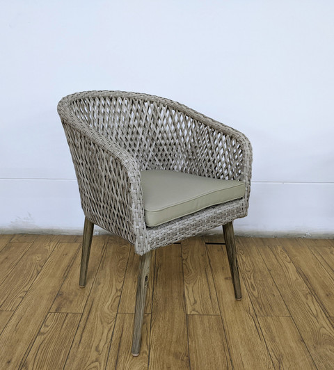 Brugge Alum Rattan Chair -OUT OF STOCK Brugge Alum Rattan Chair -OUT OF STOCK