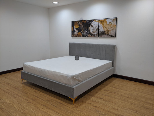 Tavira King Size Bed in Grey (03) Tavira King Size Bed in Grey (03)