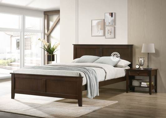 Marriot Queen Bed In Cappuccino 