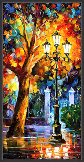 Canvas Wall Art - LampPost in the Park -ADG084 (800x1200)MM Canvas Wall Art - LampPost in the Park -ADG084 (800x1200)MM