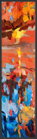 Canvas Wall Art - Colorful Abstract-(300x1200)MM-OUT OF STOCK