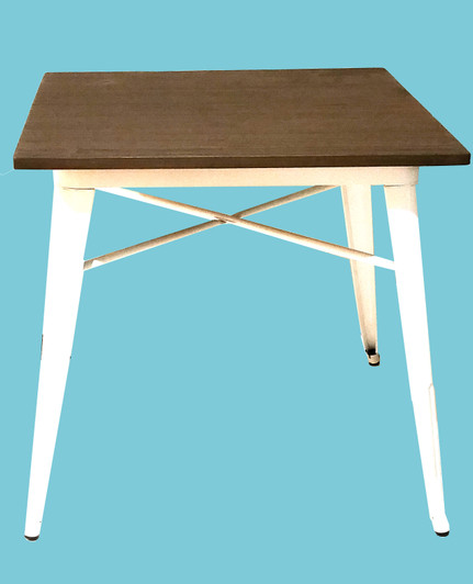 Bistro Metal Table with Base In White (Base & Top Can be sold Individually) Bistro Metal Table with Base In White (Base & Top Can be sold Individually)