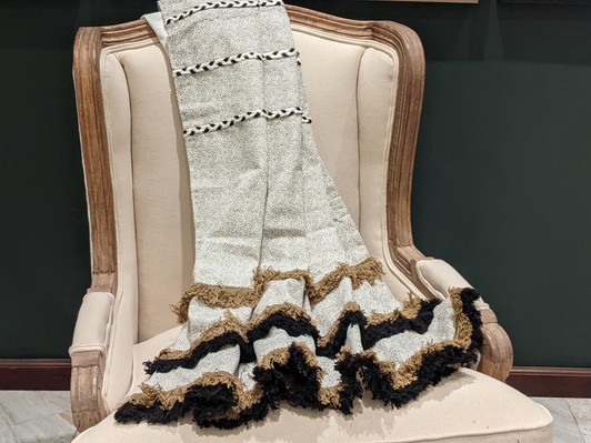 Throw with Fringes TH42 - A1179 130x170 cms Throw with Fringes TH42 - A1179 130x170 cms