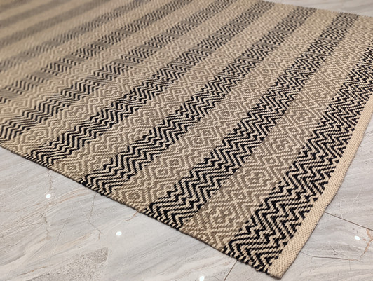 Jute Shuttle Weave Durrie With Hamming MH-544 1.6x2.3M Jute Shuttle Weave Durrie With Hamming MH-544 1.6x2.3M