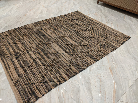 Jute Loop Shuttle Weave Durrie With Hamming MH-712 1.6x2.3m Jute Loop Shuttle Weave Durrie With Hamming MH-712 1.6x2.3m