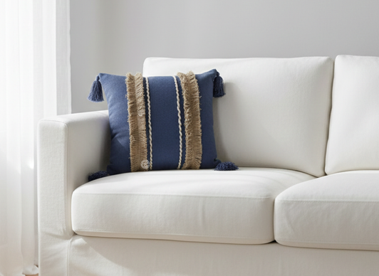 Hand Embroidered Cushion A4164 - 45x45 CM