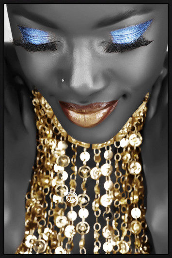 Tempered Glass Wall Art - Glittery Jewels RF1858-(80X120)CM-OUT OF STOCK