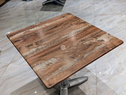 Bistro Table Top Smooth - Yukon Oak (70X70CM) Bistro Table Top Smooth - Yukon Oak (70X70CM)