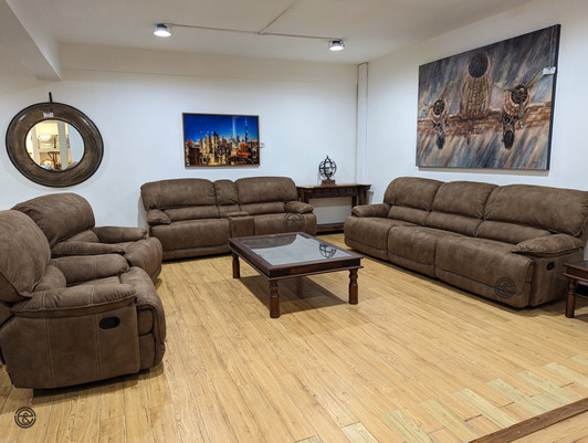 Huntington 6 Seater Recliner in Mocha Huntington 6 Seater Recliner in Mocha