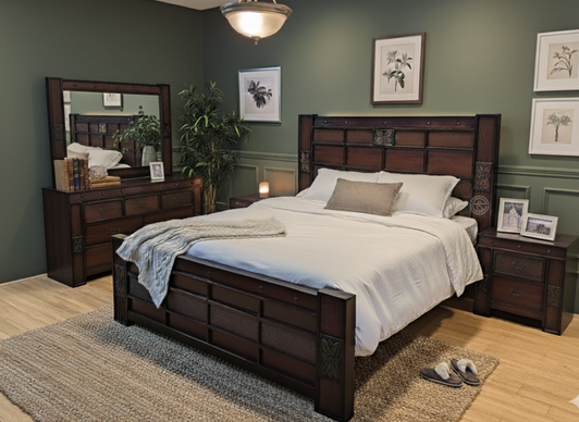 Nadia Bed - King Size in  An. Tassani