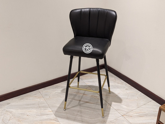 Vilnius Bar Chair in Black  Vilnius Bar Chair in Black
