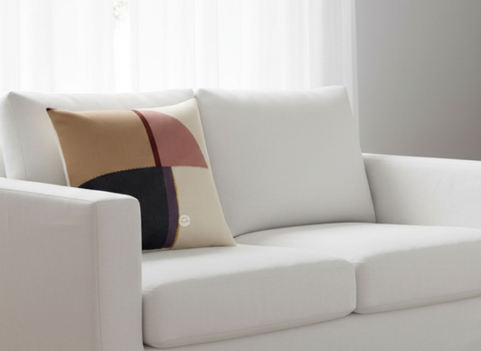 Digital Printed Cushion with Embroidery 45x45- A5607