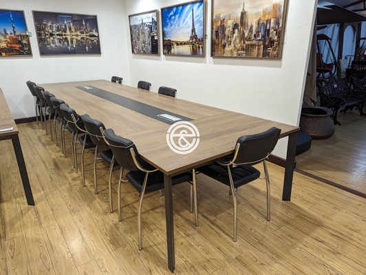 Brooklyn Conference Table 4.8x1.4 In Brown Oak (OZ-R03-48) Brooklyn Conference Table 4.8x1.4 In Brown Oak (OZ-R03-48)