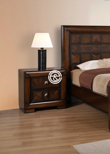 Santiago Bedside Cabinet (in Antique Sinari) Santiago Bedside Cabinet (in Antique Sinari)