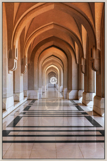 Tempered Glass Wall Art - Grand Corridor ED2183-2